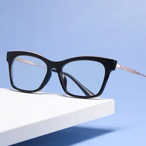 חדש אור אולטרה-אור משקפיים משקפיים לנשים עם מסגרת אנטי-כחול אור 0 דיופטר קוצר ראייה