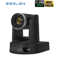 Équipement de studio TV EZOLEN UVX410K-USH, caméra PTZ avec zoom optique 10x, USB3.0, système de vidéoconférence et de conférence audio 4K