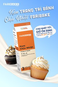 ครีมแต่งหน้าเค้ก FARIBAKE สำหรับมืออาชีพ ทนความร้อน ไม่ใช้นม เหมาะสำหรับตกแต่งเบเกอรี่และขนมอบ รับผลิตแบบ OEM ODM ขายส่ง - Product Image 5