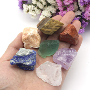 Juego de Cristales Curativos Naturales de los Siete Chakras al por Mayor, Piedras Preciosas de Cuarzo Sueltas, Piedras Crudas de Cristal, Cajas de Regalo para Recuerdos - Product Image 3