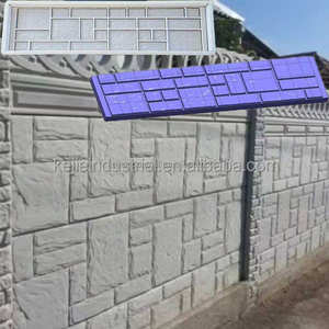 لوحة حائط مزرعة خرسانية مزدوجة الجوانب ، شكل قالب بيتون للسياج - Product Image 3