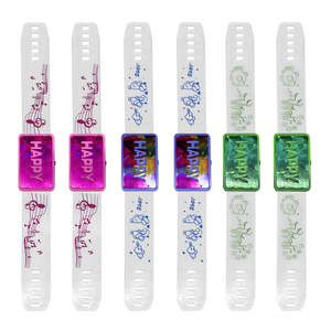 Pulsera LED con Logotipo Personalizado y Banda Luminosa para Eventos Festivos de Año Nuevo, Conciertos, Fiestas Musicales y Suministros para Fiestas - Product Image 2