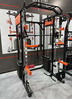 Máquina Smith personalizada, Fitness integral para equipo de entrenamiento, gimnasio en casa, estante de sentadillas multifuncional con placas eléctricas