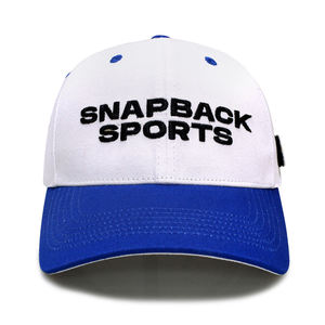 Casquette de baseball unisexe vintage en sergé bicolore à 6 panneaux, style sportif urbain, avec broderie de lettres professionnelles, protection solaire extérieure, personnalisable et courante - Product Image 2