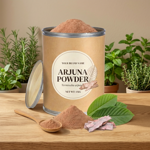 Poudre d'Arjuna sauvage 100% naturelle de qualité alimentaire |   Poudre d'écorce de Terminalia Arjuna de qualité supérieure |   Poudre pour le soin du cœur à base de plantes |   OEM Privé - Product Image 4