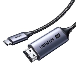 Cable UGREEN <span class=keywords><strong>USB</strong></span> <span class=keywords><strong>C</strong></span> a <span class=keywords><strong>HDMI</strong></span> compatible con 4K 8K, 8K/60Hz 4K/120Hz para MacBook Pro, iMac, iPad Pro, <span class=keywords><strong>Samsung</strong></span> Galaxy, <span class=keywords><strong>USB</strong></span> <span class=keywords><strong>C</strong></span> a <span class=keywords><strong>HDMI</strong></span> 2.1 - Product Image 1