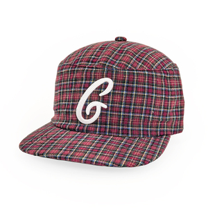 Cappello equestre autunno retrò con ricamo 3D con Top piatto stile vecchi soldi stile rosso scozzese alla moda cappellino da Baseball per ragazza - Product Image 1
