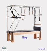 Venta al por mayor de mesas de trapezio Cadillac de madera de arce para Pilates, para adquisición en grandes cantidades para estudios y suministro de Reformers de Pilates con retorno de inversión (ROI) de alta rentabilidad