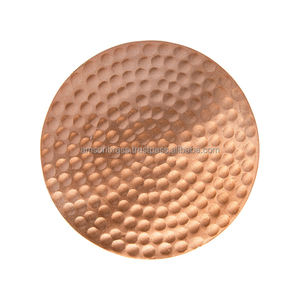 Dessous de verre pour la protection des boissons Dessous de verre carré en métal martelé en cuivre fait à la main Dessous de verre en métal personnalisé en cuivre fini antique - Product Image 4