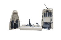 Vicking 2025 Pêche Kayak Pédale Entraînement Bateau Section Modulaire Amovible Kayak 2 Personnes En Plastique Nouveau 3 Pièces 3 Ans 2 Pcs > 4m