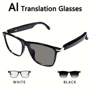 Lunettes intelligentes prenant en charge l'IA linguistique, la traduction en temps réel, les appels, la musique, lunettes multifonctionnelles BT - Product Image 1