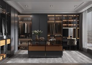 Muebles de Dormitorio y <span class=keywords><strong>Vestidor</strong></span> Abierto Moderno Personalizado para Toda la Casa - Product Image 2