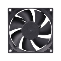 Ventilateur de refroidissement 80*80*20 mm à faible bruit, 5V, 12V, 24V, roulements à billes, fourni par le fournisseur d'usine
