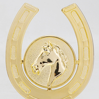Trophée en plastique doré de bonne qualité et moins cher pour les compétitions équestres, l'équitation GZ120