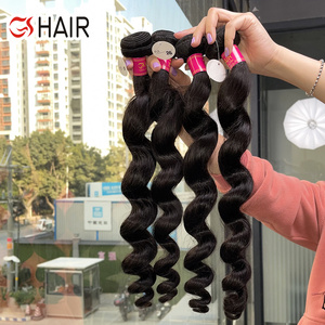 10A级双重绘制处女秘鲁发束，未经加工的秘鲁处女头发，批发100% 秘鲁人发 - Product Image 1