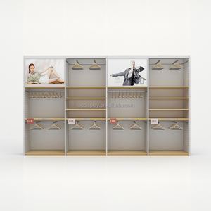 โต๊ะฉัตร <span class=keywords><strong>Uniqlo</strong></span> เชิงพาณิชย์สําหรับร้านขายเสื้อผ้า จอแสดงผลขายปลีกแก้วและไม้ในห้างสรรพสินค้า - Product Image 1