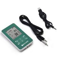 Termometer Rektal Hewan RINGDER OYVM-02 Termometer Hewan Kecil dengan Layar LCD Backlight dan Memori, Dapat Diisi Ulang untuk Kucing, Anjing, Kelinci