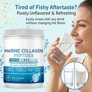 <span class=keywords><strong>Poudre</strong></span> de peptides de <span class=keywords><strong>collagène</strong></span> <span class=keywords><strong>marin</strong></span> OEM ODM avec <span class=keywords><strong>acide</strong></span> <span class=keywords><strong>hyaluronique</strong></span> et probiotiques pour adultes – Complément alimentaire pour boisson beauté - Product Image 2