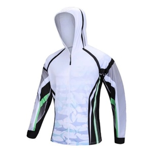 Chemise de pêche pour homme à manches longues avec logo personnalisé, impression par sublimation, séchage rapide, protection UV, extensible, coupe-vent, imperméable - Product Image 2