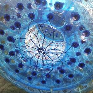 QIQU Tubo Inflable Rodante Transparente al por Mayor, Juguete Acuático con Ruedas para Negocios de Parques Acuáticos Móviles, Rodillo Acuático para Caminar sobre el Agua - Product Image 5