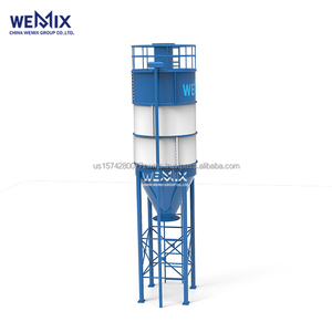 Silo de cemento tipo panel 50 T Silo de cemento de 50 toneladas Tanque de cemento ensamblado Silo de montaje rápido - Product Image 1