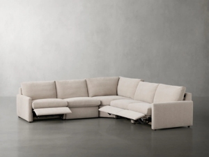Sofá Seccional Modular de Cinco Piezas de Estilo Europeo, Simple y Lujoso, con Mecanismo de Movimiento, Cómodo y Suave, para Sala de Estar - Product Image 3