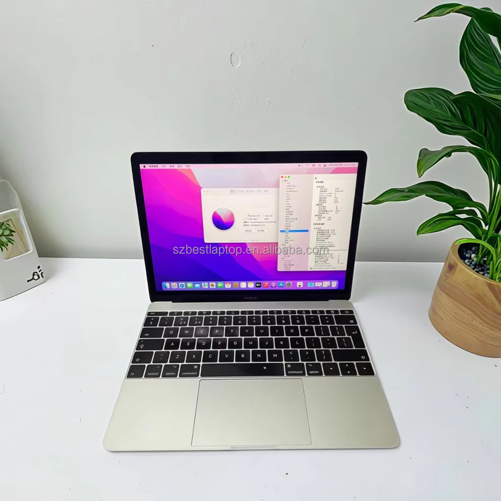 Hot Selling 2017 M a Cbook Air <strong>Notebook</strong> A1534 Dual 256G Wholesale Low Price Portable Business Student <strong>12</strong>-<strong>Inch</strong> Laptop English