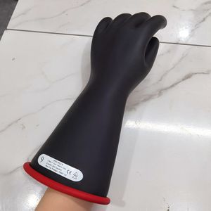 Venta caliente 7.5KV Prueba de golpes Dieléctrico Clase 1 Guantes de trabajo aislados de alto voltaje eléctrico - Product Image 6