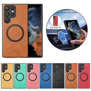 Custodia in pelle per telefono cellulare magnetico custodia protettiva per <span class=keywords><strong>Samsung</strong></span> <span class=keywords><strong>A35</strong></span> 5g S23 Ultra S24 S 24 <span class=keywords><strong>Cover</strong></span> posteriore in pelle - Product Image 2