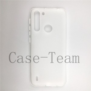 Fabricante al por mayor mate TPU casos suave esmerilado contraportada funda de silicona para teléfono móvil para <span class=keywords><strong>Motorola</strong></span> Moto One Fusion negro - Product Image 2