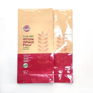 1kg 2.5kg 5kg wheat bean flour packaging bag Material Recycle Flour Package Bag Bread Flour Bag