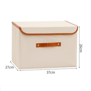 Colorful Custom Fabric Storage Bins <strong>with</strong> <strong>Handles</strong> <strong>Foldable</strong> Cube Baskets for Home Kids Closet or Play Room - Product Image 5