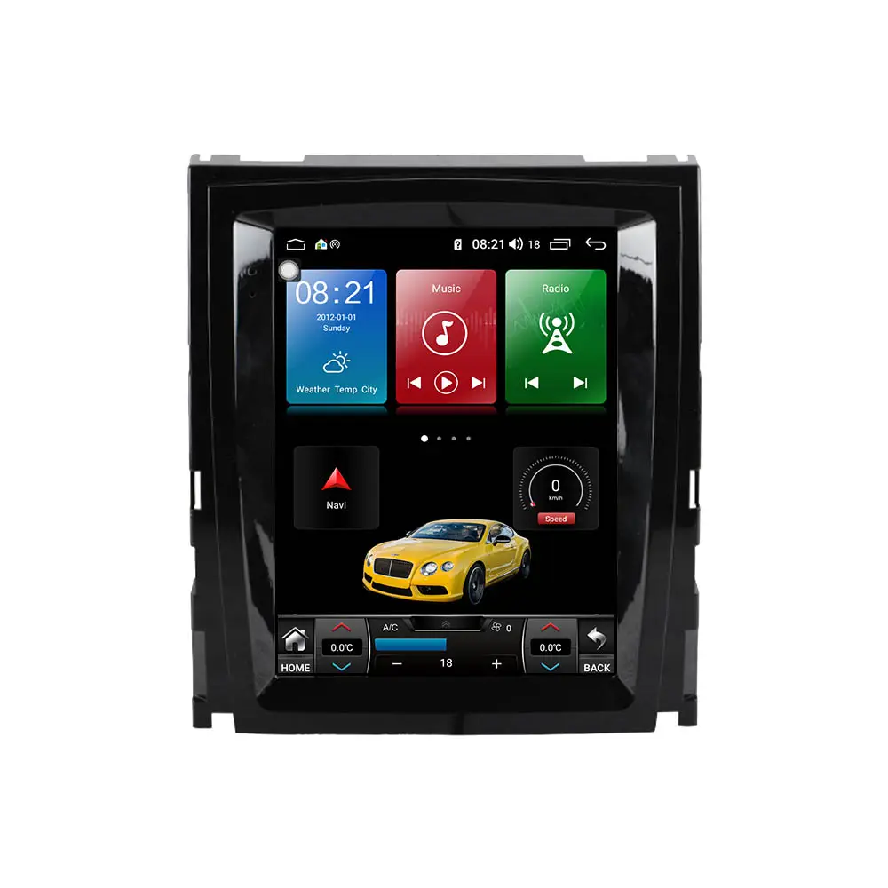 Cadillac Escalade 2007-2012 için Android 11 4 + 64GB Tesla radyo araba GPS navigasyon ana ünite oto Stereo multimedya oynatıcı kaydedici