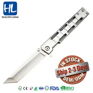 Cuchillo Plegable Multifuncional HL FB090 de Acero Inoxidable 5cr13 con Garantía OEM para Camping, EDC, Caza Táctica y Bricolaje con Clip - Product Image 1