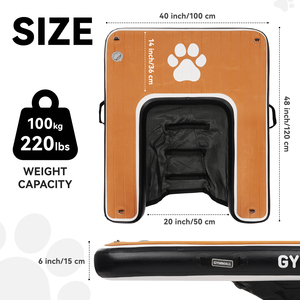 Plataforma Flotante FBSPORT para Lanzamiento de Kayaks, Tabla Inflable, Muelle Marino para Perros - Product Image 6