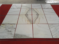 Nouvelles dalles de marbre blanc Calacatta Gold moderne d'Italie, pour sol et mur de la maison