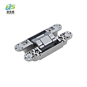 25x150mm White Color 3d Concealed Hinge Folding Door 40kg Adjustable 180 Degree Bld-a01-1 180 Degree Opening Full Visibility - Product Image 5