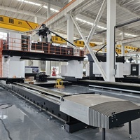Fraiseuse CNC à portique vertical universelle DVF4043 BT50 à double action, robuste, 3 axes, avec blocs coulissants carrés arqués