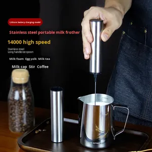 Espumador de <span class=keywords><strong>Leche</strong></span> Eléctrico Portátil para Café, Diseñado para Latte, Cappuccino, Chocolate, Matcha y Uso Diario - Product Image 2