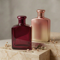 Flacon de parfum atomiseur pressurisé en verre mat personnalisable haut de gamme 100 ml 50 ml, design unique, vente en gros Anding
