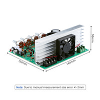 Nouveau module de carte d'amplificateur de puissance DIY pour haut-parleur de subwoofer haute puissance 2.1 canaux DX-2.1