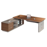 Muebles de Oficina Modernos de Lujo en Forma de L, Escritorio de Oficina de Lujo para Jefe, Escritorio para Director Ejecutivo, Escritorio para Gerente, Mesa de Oficina Ejecutiva