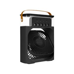 Ventilador de Enfriamiento 2026 con Nebulizador de Agua, Negro, ABS, Cómodo, Tres Velocidades, con Mango de PU, para Eventos - Product Image 1