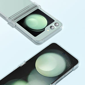 Housse de protection complète transparente de luxe pour téléphone portable pour Samsung Galaxy <span class=keywords><strong>z</strong></span> <span class=keywords><strong>Flip</strong></span> 3 <span class=keywords><strong>4</strong></span> 5 étuis de téléphone transparents - Product Image 1