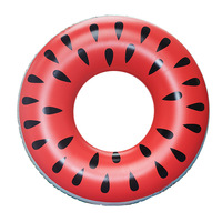 En Stock PVC gonflable pastèque anneau de bain épaissi adulte et enfant Applicable Portable écologique pour les Sports nautiques en gros