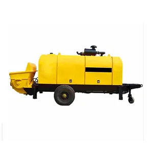 Cheap Factory Price Mobile Trailer Mounted Concrete Pump And Mixer
