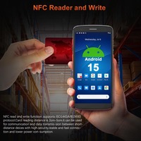 PDA portable robuste Android 15 GMS 4G LTE WIFI GPS NFC RFID Lecteur de codes-barres 2D Collecteur de données