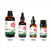 Huile Essentielle de Rose Biologique Turque, Parfum Doux, Diffuseur pour la Peau, 100% Pure et Naturelle, Essence de Fleur de Rosa Damascena, Thérapeutique