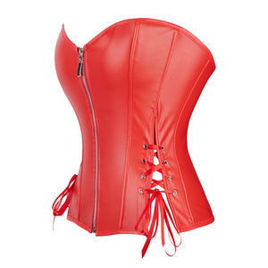 مشد متضخم من ستيمبانك مشد أمامي بسحاب جانبي للزينة مشد علوي للخصر مشد - Product Image 6