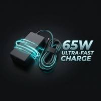 Adaptor Daya Laptop Tahan Api 65W Tipe-C 20V 3.25A PD 3.0 Pengisi Daya Cepat